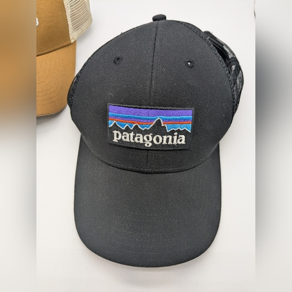 Lot Of 2 Patagonia Fitz Roy Trucker Hat Fish Trout Salmon Snapback Cap Mesh A001 - Picture 2 of 13